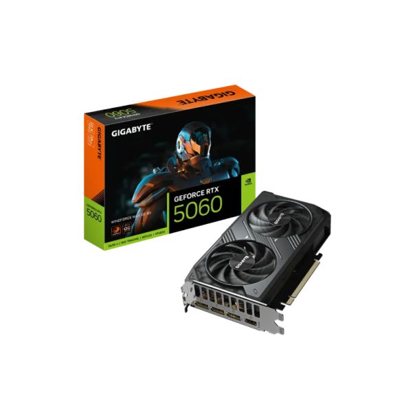 GIGABYTE SVGA RTX 5060 WindForce Max OC 8GB, GV-N5060WF2MAX OC-8GD - VGA03062