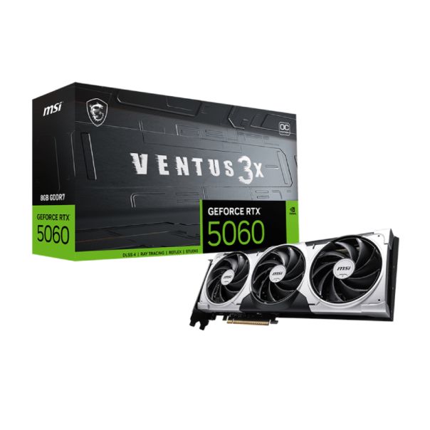 MSI GeForce RTX 5060 VENTUS 8GB 128bit RTX 5060 8G VENTUS 3X OC grafička karta - VGA03087