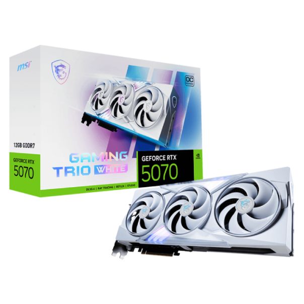 MSI GeForce RTX 5070 12G 192bit RTX 5070 12G GAMING TRIO OC WHITE grafička karta - EP2728832