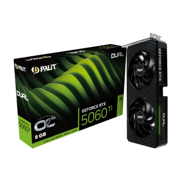 PALIT nVidia GeForce RTX 5060 Ti 8GB 128bit RTX5060 Ti Dual OC grafička karta - EP2829320