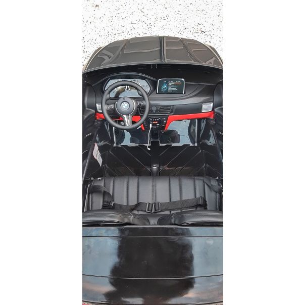 Deciji auto na akumulator  BMW X6M DOVOSED crni 120w motor - 11-1