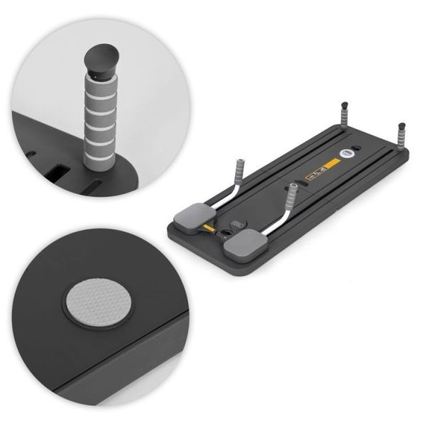 MODERNHOME Višenamenska pilates reformer daska, sklopiva, sa lcd ekranom i ekspanzerima, - EP2752027