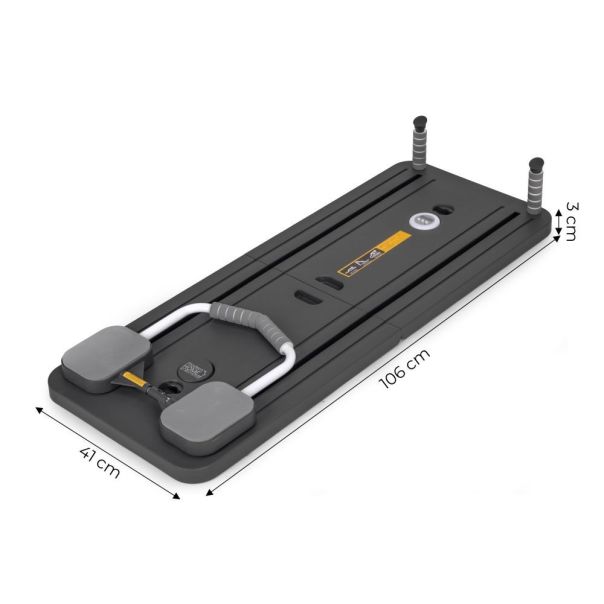 MODERNHOME Višenamenska pilates reformer daska, sklopiva, sa lcd ekranom i ekspanzerima, - EP2752027