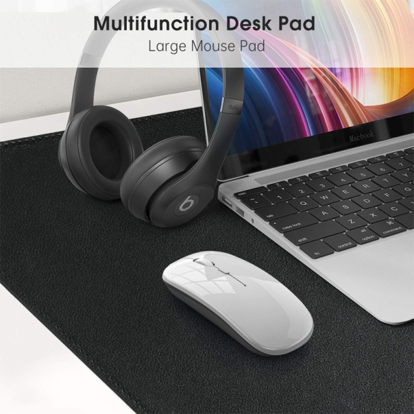 Visenamenska podloga za radni sto 120x50 crna - 615964