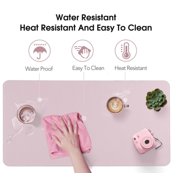 Visenamenska podloga za radni sto 120x50 roze - 615967