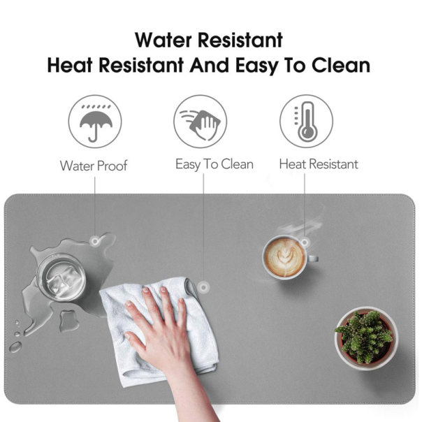 Visenamenska podloga za radni sto 120x50 siva - 615965