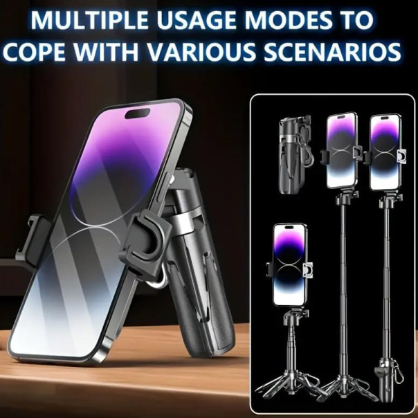 Visenamenski stativ za telefon P15 Mini crni - 618567