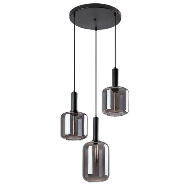 Rabalux Visilica Lissandra E27 3x MAX 40W mat crno (72103) - 72103