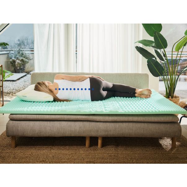 DORMEO Aloe Vera 5 zona prostirka 4 cm, 180X200cm - 110085878-1