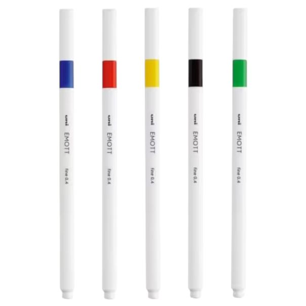 Uni Fineliner Emott set 5/1 0,4 Vivad Colours - 75575