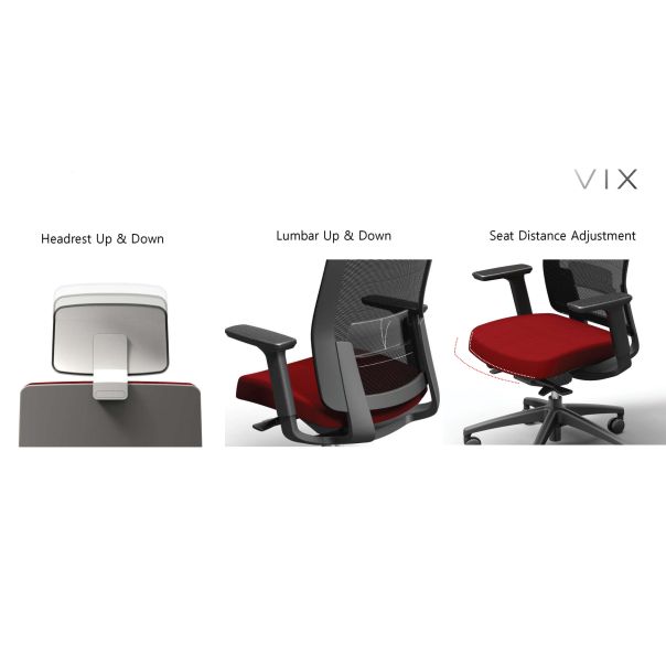 SB ALSAN Radna stolica SB-VIX-A1 siva - SB-VIX-A1