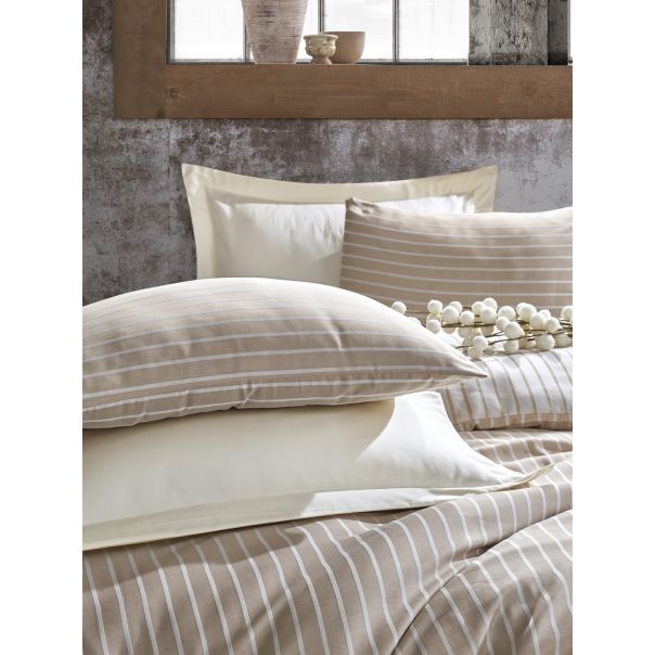 DEKOR DOM Posteljina CB Bamboo saten Vizon, krem - 036788
