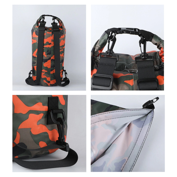 Vodootporna suva torba EL1 30L army plava - 200928-1