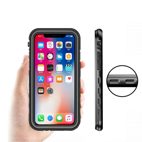 Vodootporna torbica A new za iPhone X svetlo plava - 73419