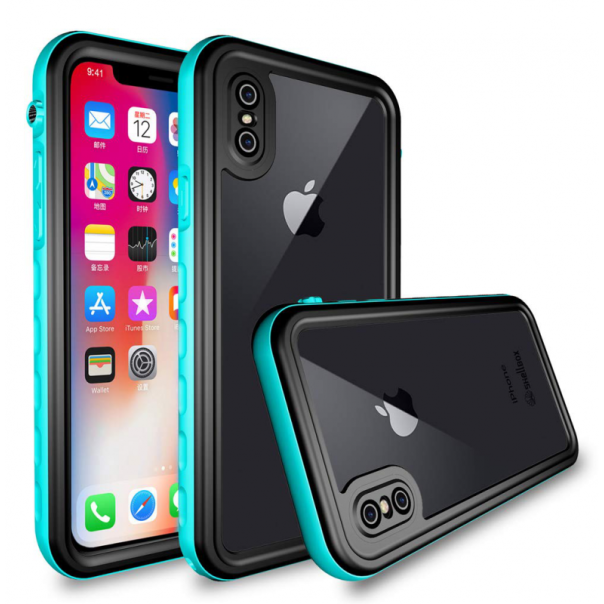 Vodootporna torbica A new za iPhone XS Max svetlo plava - 73421