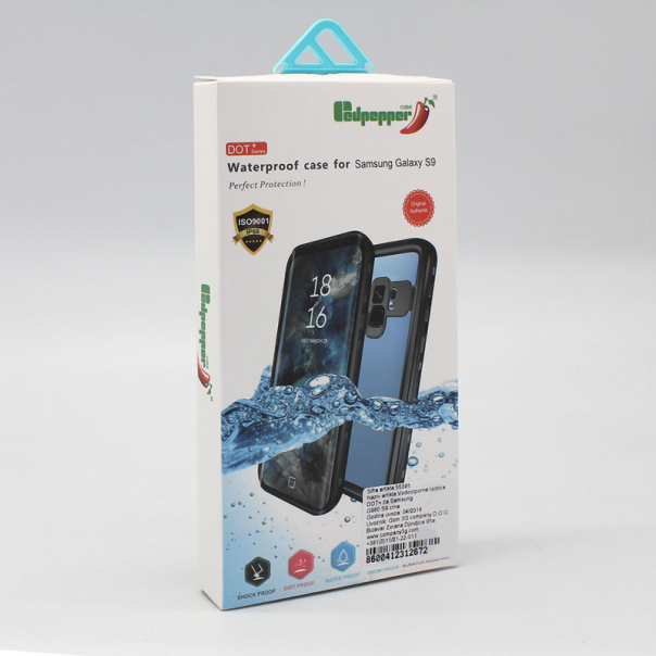Vodootporna torbica DOT+ za Samsung G960 S9 bela - 55396
