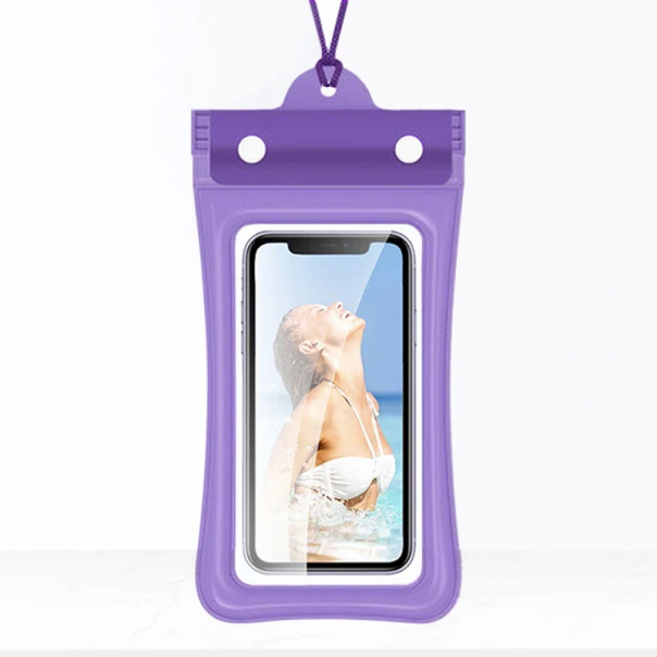 Vodootporna torbica za telefon 7 in ljubičasta - 612819-1