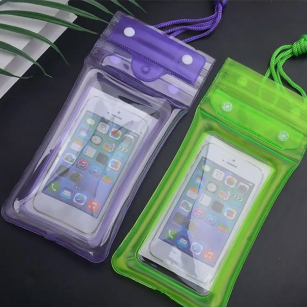 Vodootporna torbica za telefon 7 in zelena - 612820-1