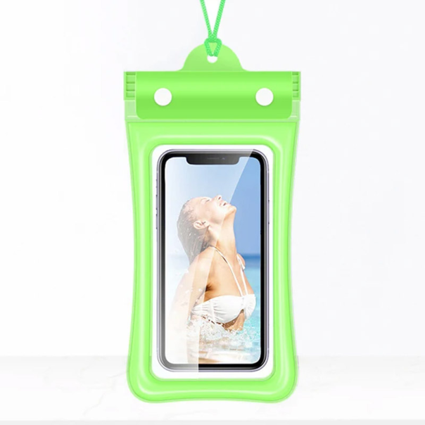 Vodootporna torbica za telefon 7 in zelena - 612820-1