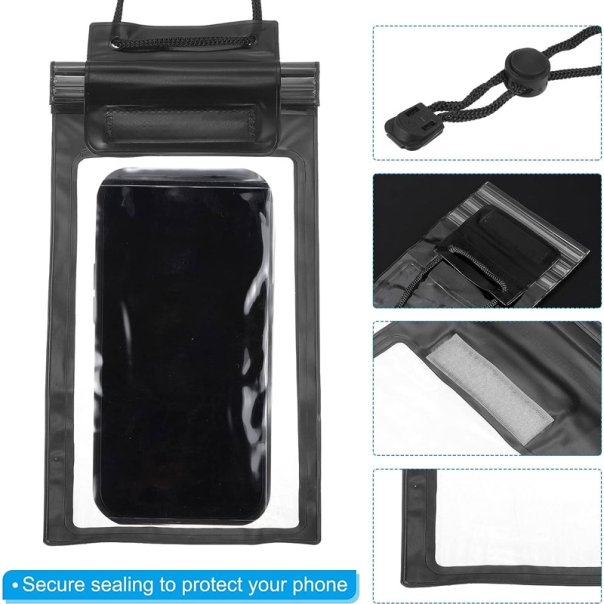 Vodootporna torbica za telefon crna - 603629