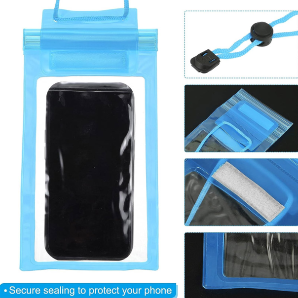 Vodootporna torbica za telefon plava - 603630