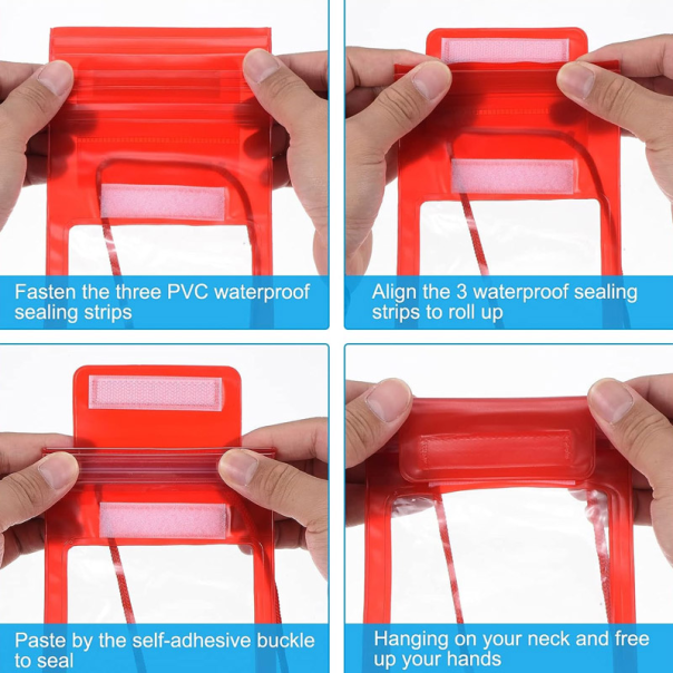 Vodootporna torbica za telefon tamno plava - 621046