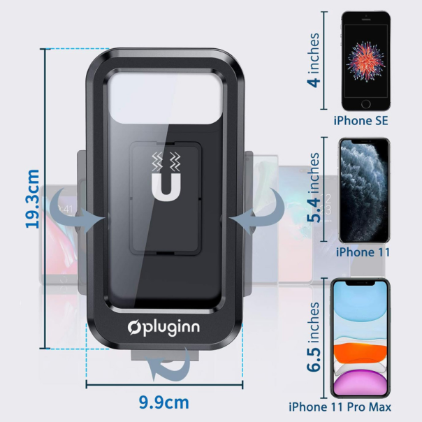 Vodootporni drzac za mobilni telefon Pluginn PI-02 za bicikl - 219628