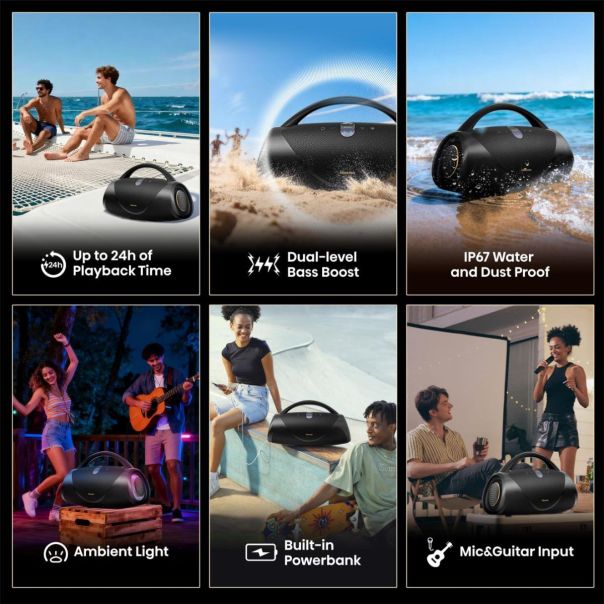 HISENSE VoyageBoom prenosni Bluetooth zvučnik - EP3245667