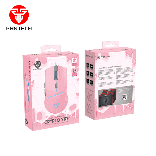 FANTECH Gejmerski miš VX7 CRYPTO SAKURA EDITION - 88812