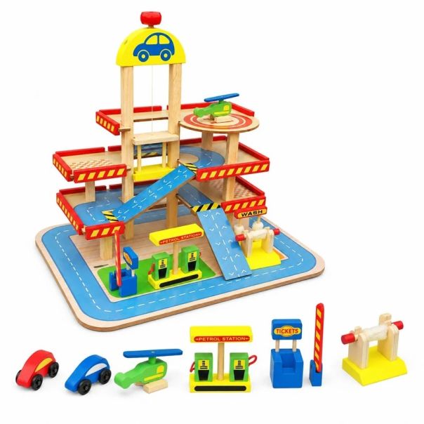 Parking KINDER HOME, višespratna garaža sa liftom, heliodromom, benzinskom pumpom i autoperionicom - EP3305154