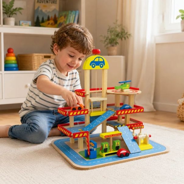 Parking KINDER HOME, višespratna garaža sa liftom, heliodromom, benzinskom pumpom i autoperionicom - EP3305154