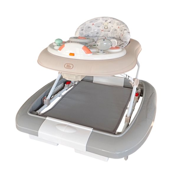 BBO Dubak - klackalica za bebe Funride W1005RA2, siva - W1005RA2GRY