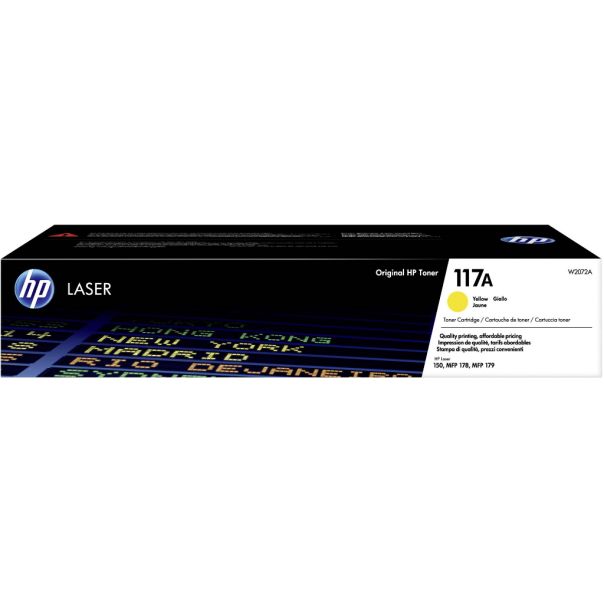 HP Toner 117A žuta - W2072A-1
