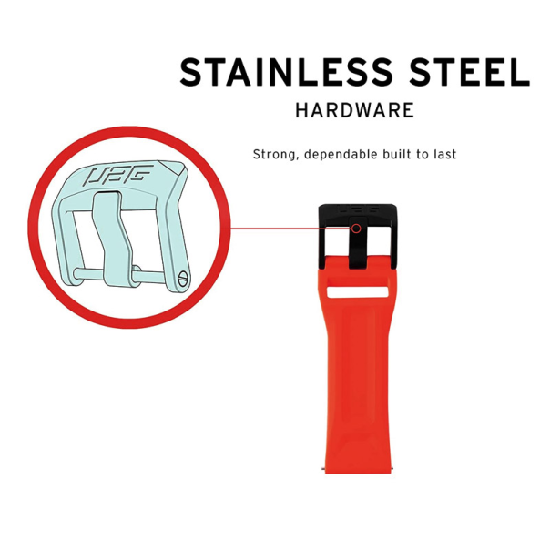 Watch Silicone Strap UAG Scout 22mm crveni - 057704