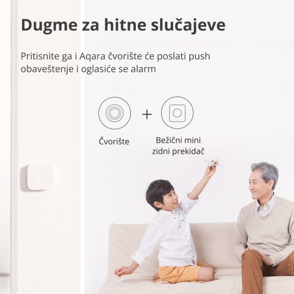 AQARA Pametni Wireless prekidač mini WB-R02D T1 - WB-R02D