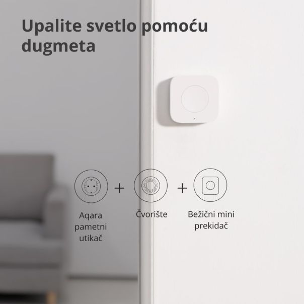 AQARA Pametni Wireless prekidač mini WB-R02D T1 - WB-R02D