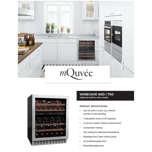mQuvee WineCave Exclusive 700 60D Push-Pull - v11471