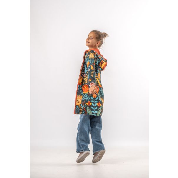 BAIKA Kaput za devojčice - Boemska bašta - KDBBA