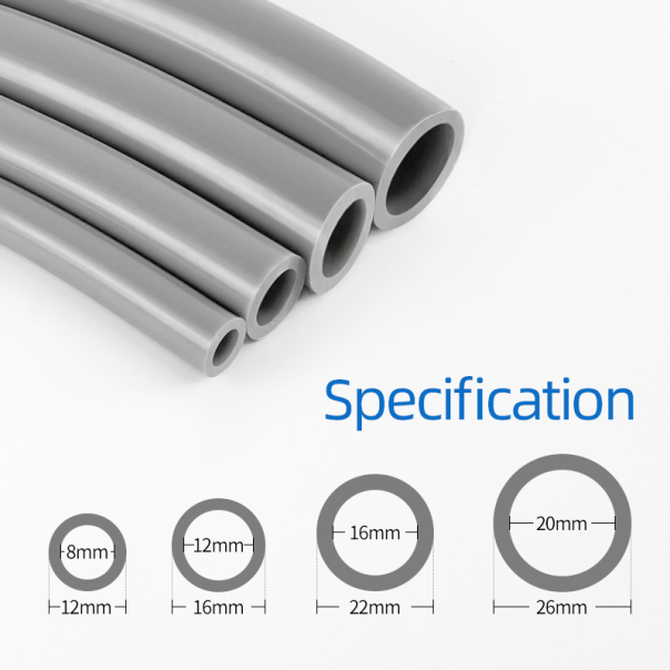 Nanobit WeekAqua crevo PVC 16/22mm sivo na metar merenje - EP3105531