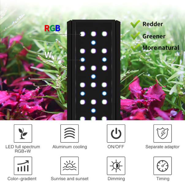 Nanobit WeekAqua LED lampa V1200SE-K black - EP3105318