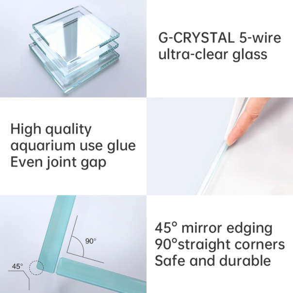 Nanobit WeekAqua Ultra Clear akvarijum 90P 90x45x45cm x10mm 182L - EP3105279