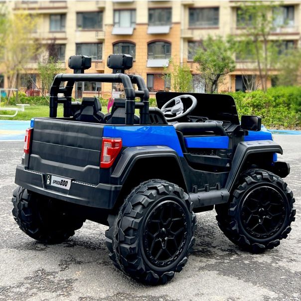 EUROBAJK Mercedes Terenac 4×4 – Plavi – Auto na akumulator za decu - EP2977018