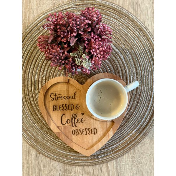 ARBOREA Srce daska, drvena, 20x20 cm - kd1-2020