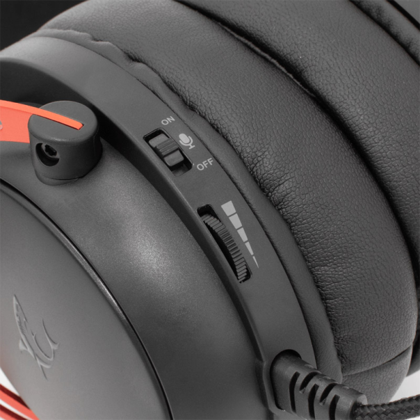 White Shark HEADSET GH-2341 GORILLA Black /Red - WS502400
