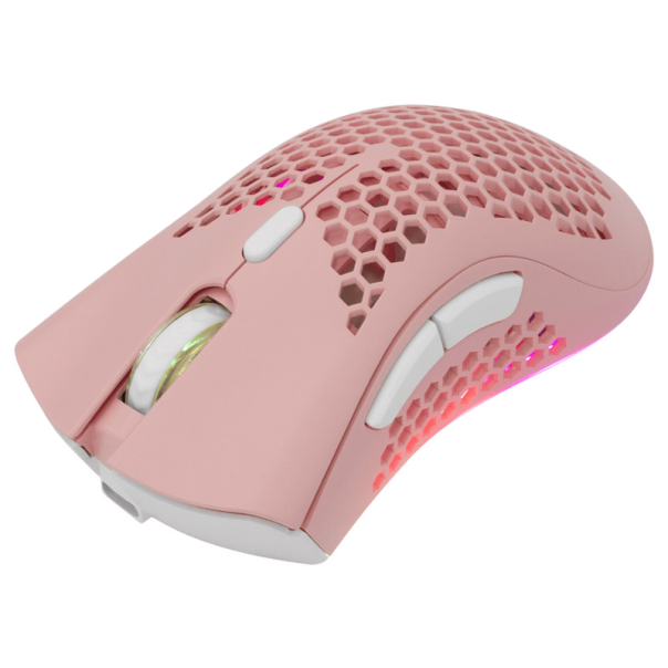 White Shark MIŠ WGM 5012 LIONEL, Whireless Mouse Pink RGB / 10000 dpi - WS502820
