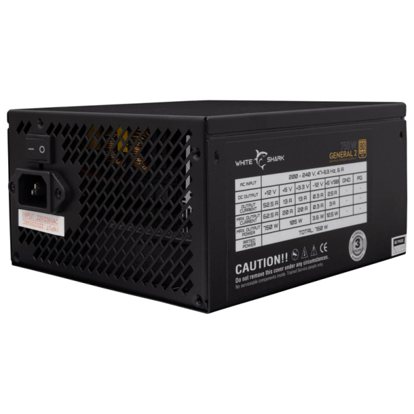 White Shark NAPAJANJE GPSU-750W GENERAL-2 750W 80+ GOLD Full Modular - WS504459