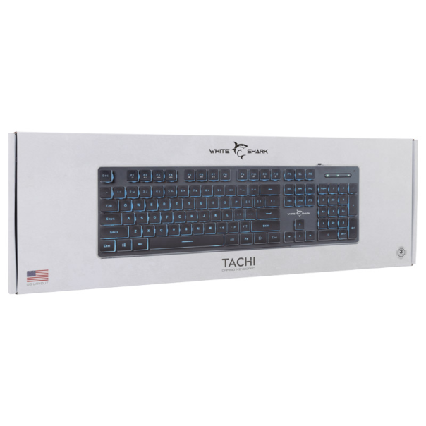 White Shark TASTATURA GK-003141 TACHI BLACK,Keybord-US - WS505913