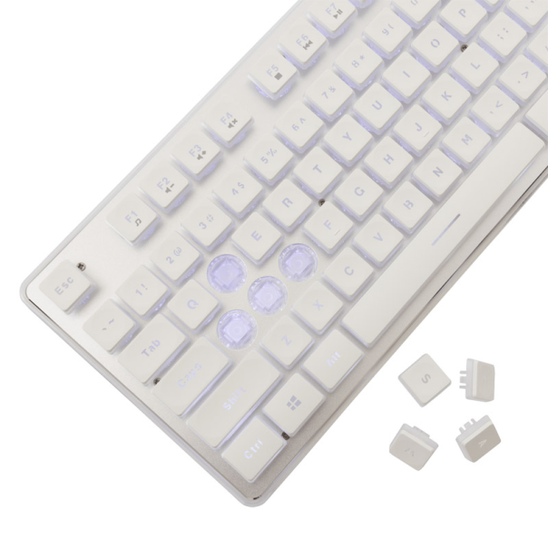 White Shark TASTATURA GK-003241 TACHI white,Keybord-US - WS505906