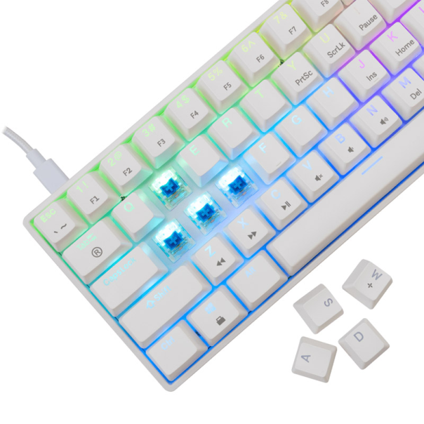 White Shark TASTATURA GK-004211 SHINOBI-2 W, BLUE Swich,MECHANICAL US - WS506026