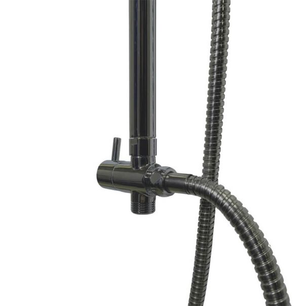 AQUAPROMET Usponski tuš GODAFOSS white - 5098-1